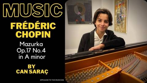 Applause to the musician Can Saraç