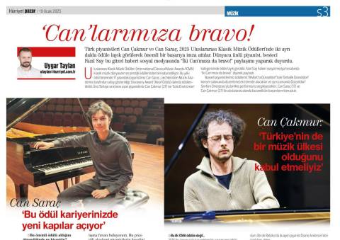 Can'larımıza Bravo!