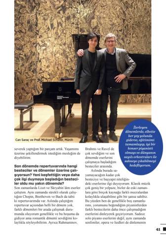 Can Saraç - Andante Magazine, August 2023 issue 